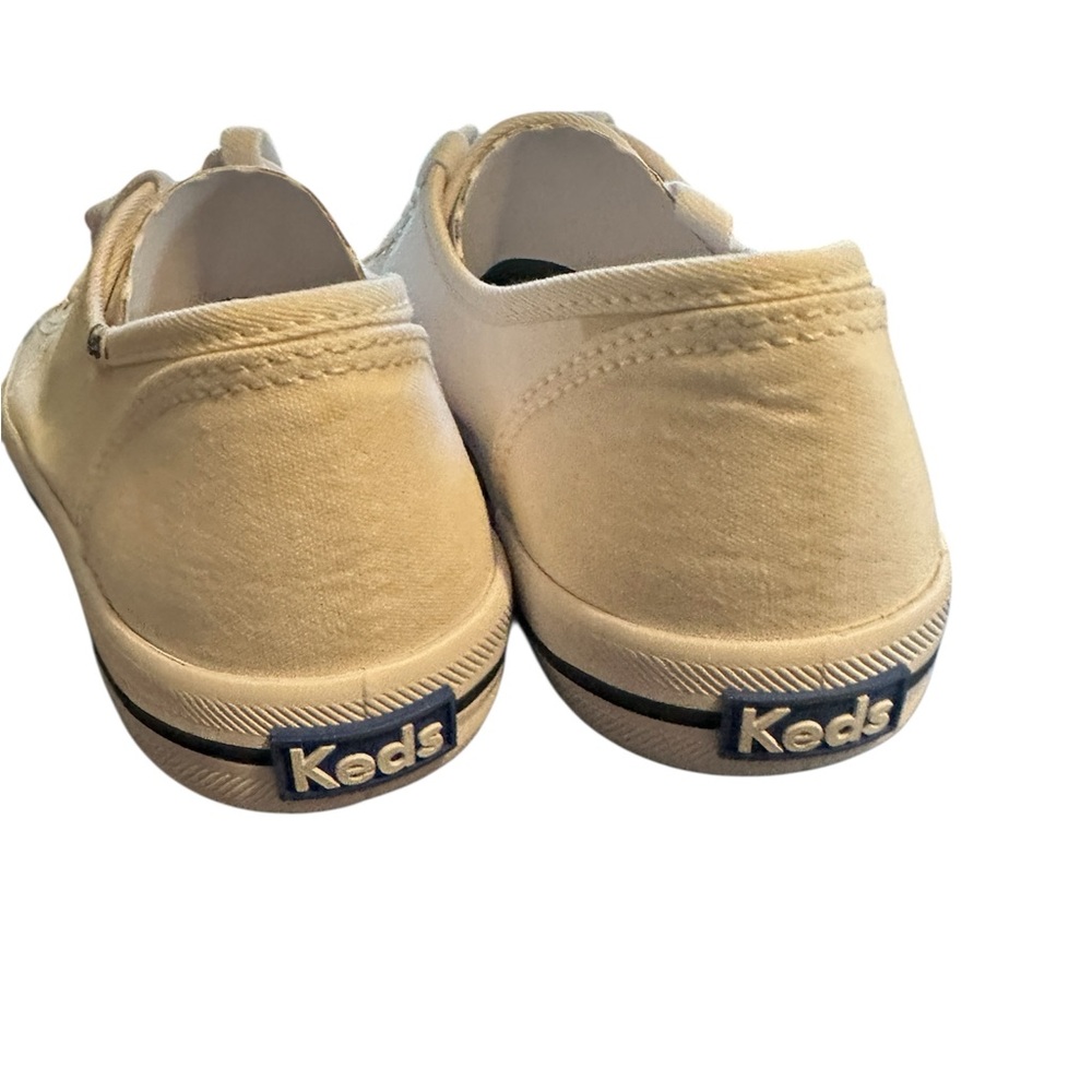 NIB Keds White Canvas Sneakers Size 7 - Picture 4 of 5